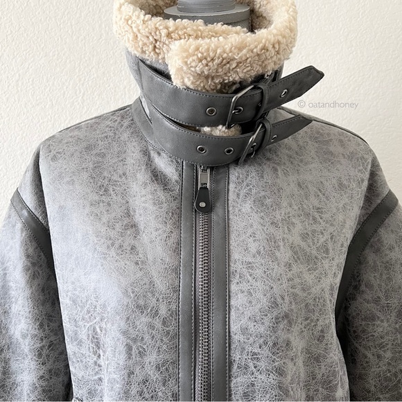 UO Urban Outfitters BDG Oversized Aviator Jacket - Picture 2 of 5